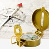 ARFUKA Compass Hiking Backpacking Compass Pocket Compass Lensatic Compass Hand