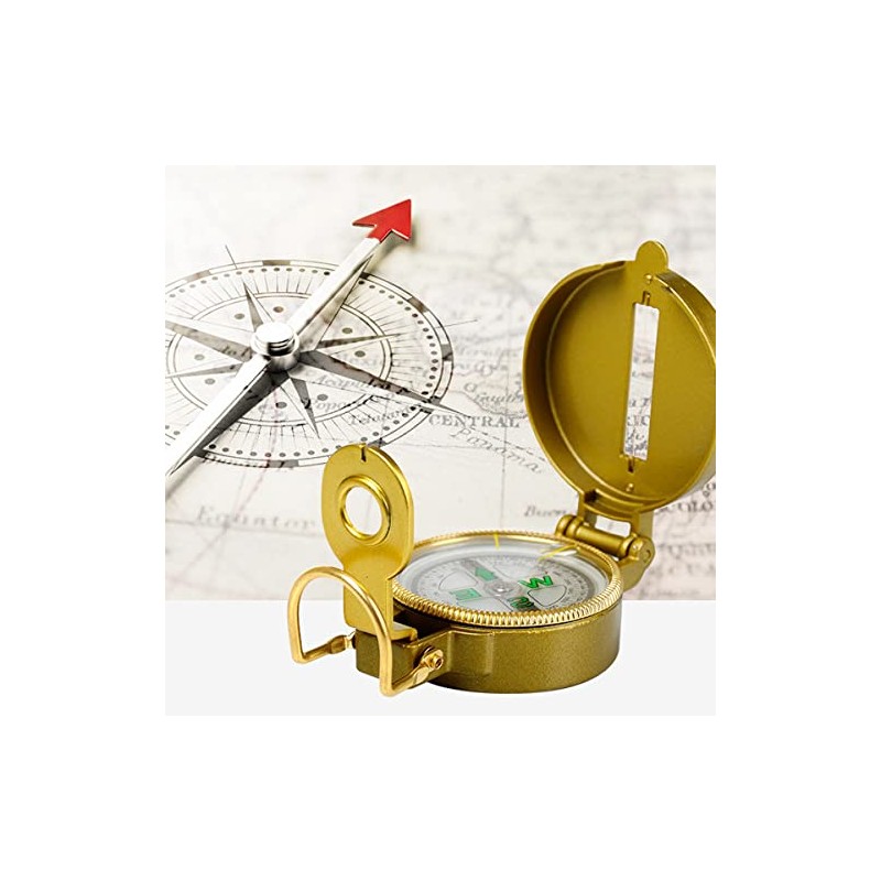 ARFUKA Compass Hiking Backpacking Compass Pocket Compass Lensatic Compass Hand