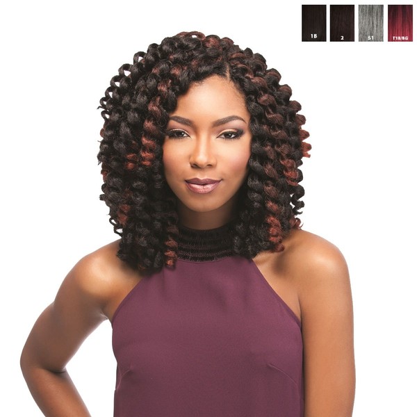 Sensationnel African Collection Jamaican Bounce Elegant Synthetic Hair Braids 26 Inches 65 cm Bulk Colour: 30 (Red Brown)