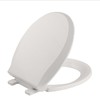Toilet Seats Round, Toddler Potty Training Seat Built-In, Quiet-Close Lid,