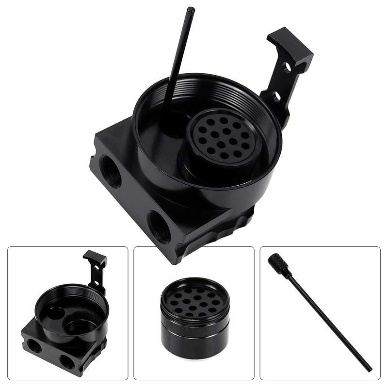 RYANSTAR RACING Oil Catch Can Compatible with Chevy Silverado 1500