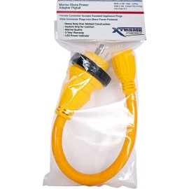 Xtreme Heaters Marine shore power Adapter Pigtail L5-30P Male to 5-15R Female Marinco