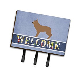 Caroline's Treasures BB8321TH68 Berger Picard Welcome Leash or Key Holder, Triple, Multicolor