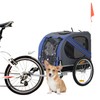 Aosom Dog Bike Trailer Pet Cart Bicycle Wagon Cargo Carrier