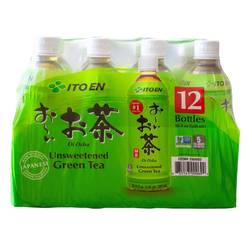 Ito En Oi Ocha Unsweetened Green Tea, 16.9 Fl Oz,