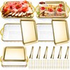 Baderke 6 Set 9" Chilled Serving Tray for Parties with