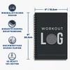 Fitness Log Book - Training Planner - A5 Size Black