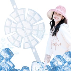 Cooling Sheet for Hat, Head Cool, Ice Pad, Ice Pad, Ice Head Cooler, Hat, PCM, Cooling Goods, Head, Cooling, Sustained Cooling, Heatstroke Prevention, Summer, Sports Watching, Work Helmet (White)