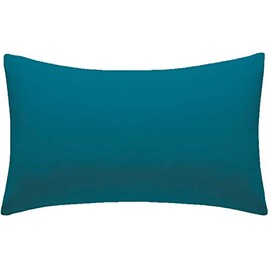R&Z Plain Dyed Luxury Polycotton Housewife New 2 x Pillow Cases (Teal)