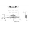Truth Hardware Tandem Patio Door Roller - 1-1/4" Steel Wheels