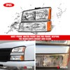 ADCARLIGHTS for 2003 2004 2005 2006 Chevy Silverado Headlight Assembly