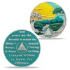15 Year Sobriety Chip Triplate AA Coin Medallion Alcoholics Anonymous