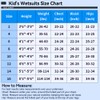 XUKER Kids Wetsuit for Boys Girls Toddlers, 3mm Wetsuit Back