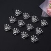 VICASKY 12pcs Crown Brooch Pin Crown Brooch Silver Crystal Brooches