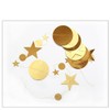 Gold Party Decoration Gold Star Circle Dot Hanging Garland Gold