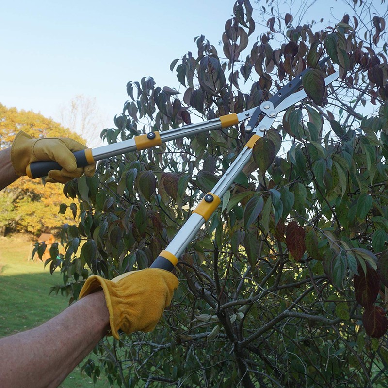 Centurion 75 Upgraded Telescoping Hedge Shears with 9-inch Wavy Blade