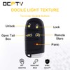 OCPTY 2X Flip Key Entry Remote Control Entry Remote key