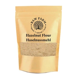 Raw Farm Organic Natural Fresh 1 kg Haselnussmehl ?C ??Fein gemahlen aus 100% blanchierten Haseln??ssen ?C Glutenfrei, Keto-freundlich ?C Ideal zum Backen, Kochen und f??r gesunde Rezepte (1000 g, Haselnussmehl)