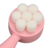 3pcs Facial Cleansing Brush Deep Cleansing Exfoliation Removing Blackhead Massaging