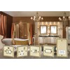 Light Dimmer Switch 1 Gang - Push On/Off 1000W -