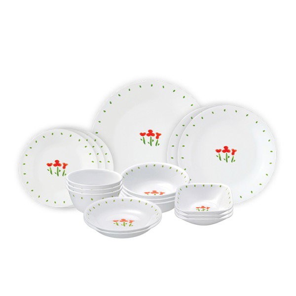 Corel Rouge Trio 4-person home set 18p / 코렐 루즈트리오