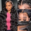Arqyu 30 Inch 13x4 Body Wave Lace Front Wigs Human