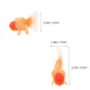 SUPVOX Realistic Artificial Goldfish Maintenance Aquarium Ornament for Lifelike Plastic