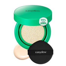 Easydew Mela B Toning Ampoule Cushion - 2-in-1 Korean Skin Care & Face Beauty Makeup - Age-Defying Full Coverage Cushion Foundation with Niacinamide & Hyaluron-Vital C 0.45 oz (#13 Porcelain)