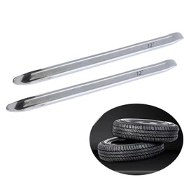 2 PCS 12-Inch Tire Iron,Tire Spoons Lever Bar,Changing Tire Lever Bar,Heavy Duty Tire Spoons Lever Tool for Installing Wheel Tire,Tire Dismount Tool for Motorcycles,Cars,Scooter Bicycles(Set of 2)
