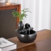 Ceramic Tabletop Fountain for Indoor and Home Decoration Table Desk