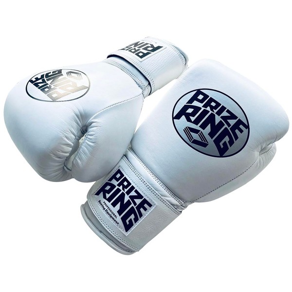 PRIZE RING "Professional SS" White 10oz Boxing Gloves