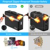 JHSafer Fireproof Document Box with lock, File Organizer with Fireproof