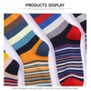 FULIER Mens 5 Pairs Novelty Funky Colorful Smart Design Comfort