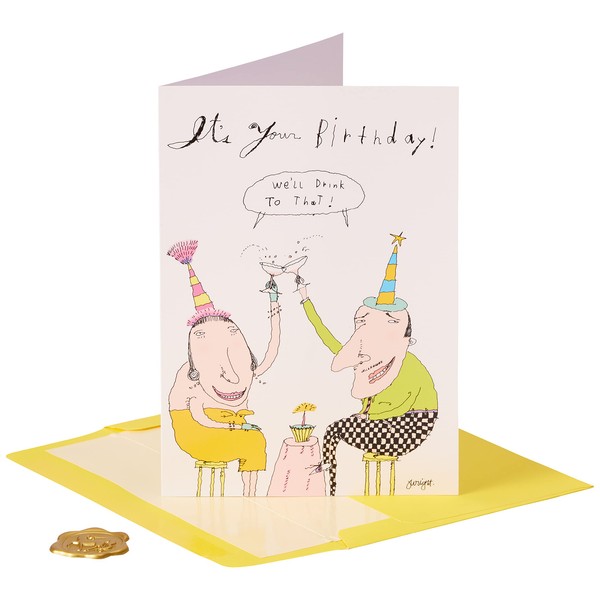 NIQUEA.D Happy Birthday Card, It's Your Birthday Couple Humor (NB-0093)
