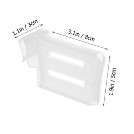 KICHOUSE 12pcs Fridge Drawer Organizer Telescopic Partition Side Door Separator Food Storage Containers Fridge