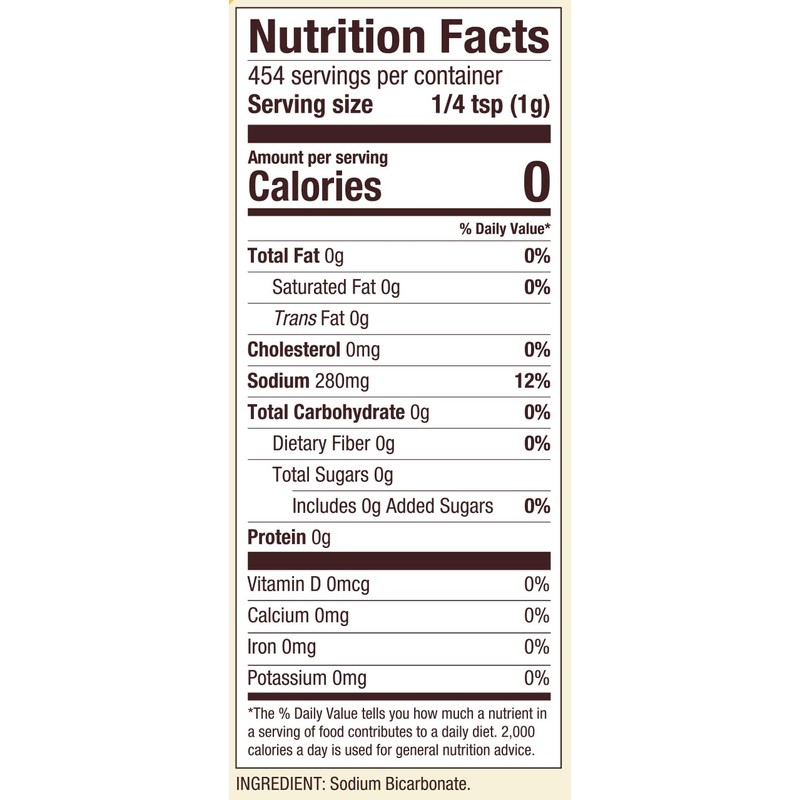 Bob's Red Mill Baking Soda, 16oz (Pack of 4) -