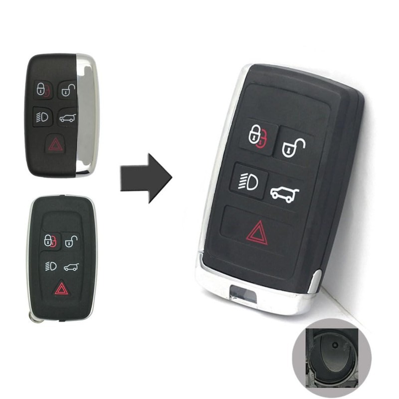 BROVACS Upgraded Modified Key Shell Soft TPU Button Compatible with