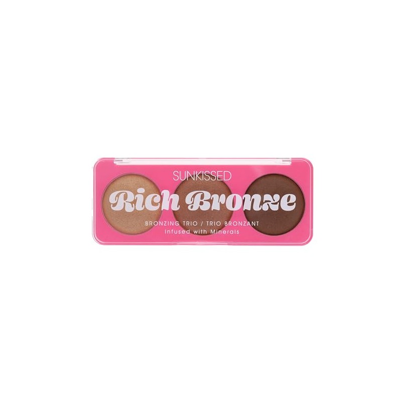 Sunkissed Rich Bronze Bronzing Trio, 3 Shades for Warmth and