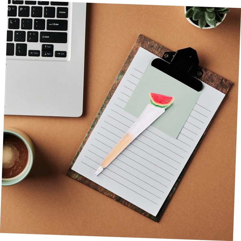 Operitacx Unique Carved Watermelon Gel Ink Pens Cute Supplies for