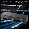 MokerLink 8 Port 2.5G Ethernet Switch with 2x10G SFP+ Slot,