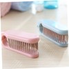 Baluue 2pcs Travel-Friendly Folding Hairdressing Comb Set Anti-Static Massage Comb