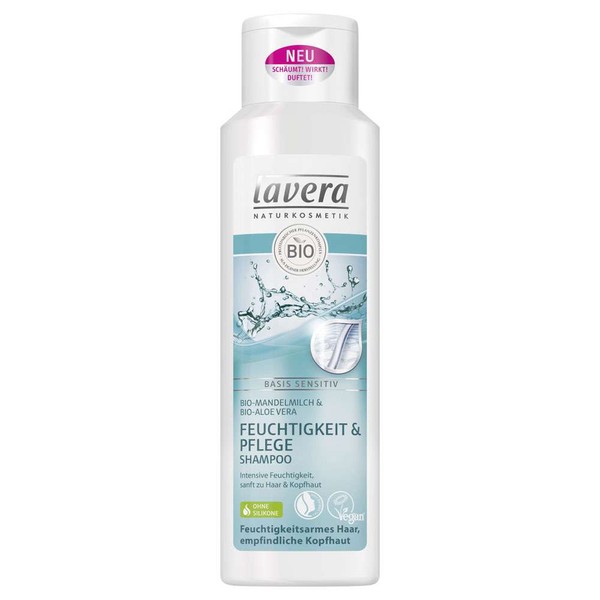 Lavera Basis Sensitiv Moisture & Care Organic Shampoo, 250ml