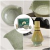 5PCS Match Whisk Set, Matcha Bowl with Spout, Matcha Whisk