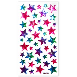 Reward Stickers 3D-031 3D Star Mix 3D Decoration Plump Stickers 43 Sheets per Sheet Set