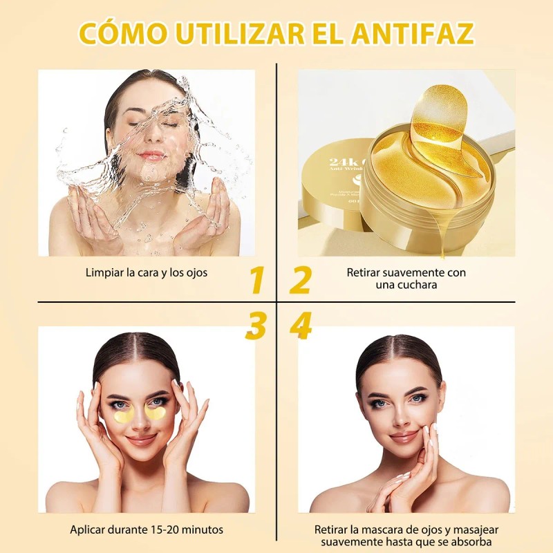 Fj Parches Hydrogel Contorno Ojos Acido Hialuronico