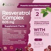 Resveratrol Supplement 1450mg, Extra Strength Trans Resveratrol Complex | Potent