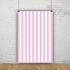 Leyiyi 5x7ft Photography Background Pink and White Stripe Backdrop Happy