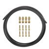 ECSiNG Hydraulic Disc Brake Hose Repair Kit, 2.5m Hose Olive
