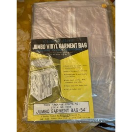 VTG CLOSET MAID JUMBO VINYL GARMENT BAG NIP