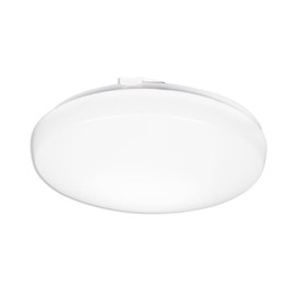 Lithonia Lighting FMLRDL 20IN 35840 M4 14 in. 44W White 120V Ceiling Light, 4000K, 4400 Lumens, 220W Equivalent 20-Inch Dimmable Round LED Flush Mount, 4000, 120 Volts, 44 Watts, Damp Listed